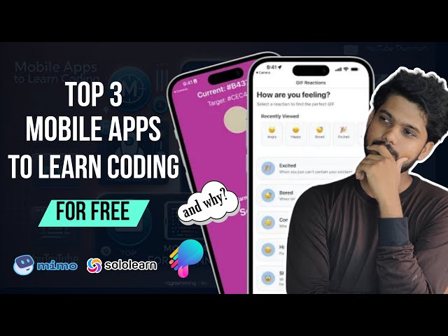 Top 3 Mobile Apps to Learn Coding — And Why? | Mobile Coding | In Tamil | Sandeep Iniyan |