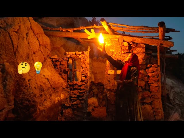Building a Lamp for Mountain Nights: The Ingenuity of a Single Mother in Her Cabin