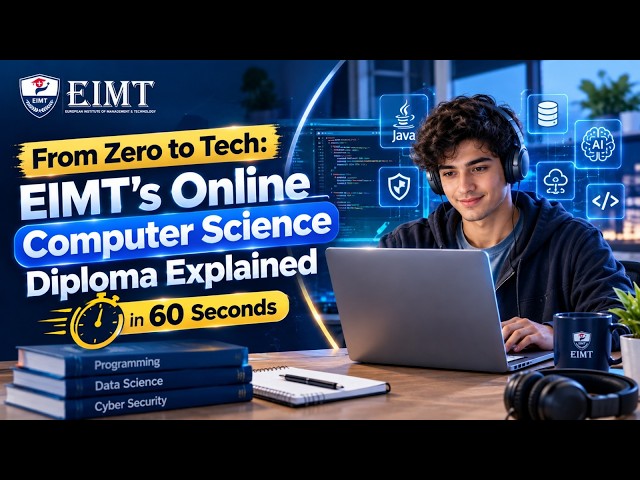 From Zero to Tech: EIMT's Online Computer Science Diploma Explained in 60 Seconds #youtube #video