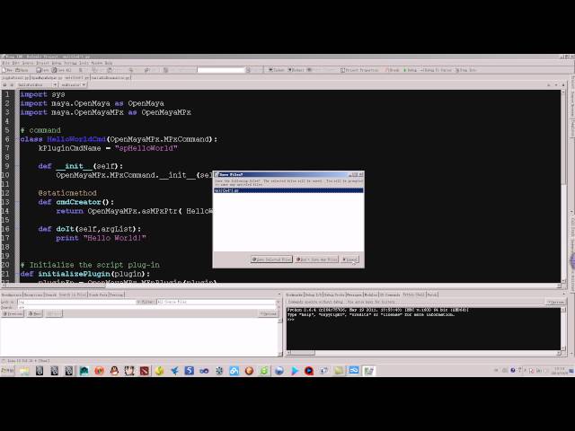 Introduction to MAYA API 08 - Python API
