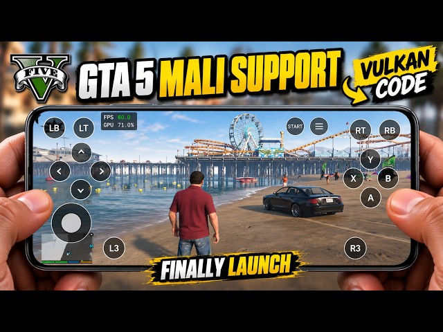 GTA 5 Native (APK) Android Port for Mali Devices! The Biggest Fix Is Here 😱