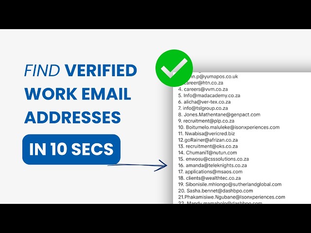 Build A Free Work Email Finder With Python and Google Colab | No Coding