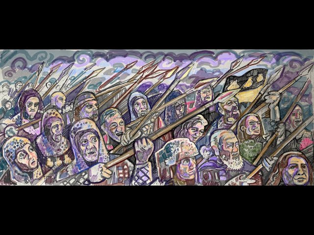 Sir John de Graeme Fountain Mural Mock Up 360