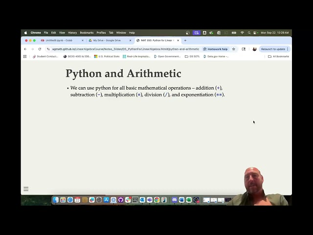 MAT350: Python for Linear Algebra
