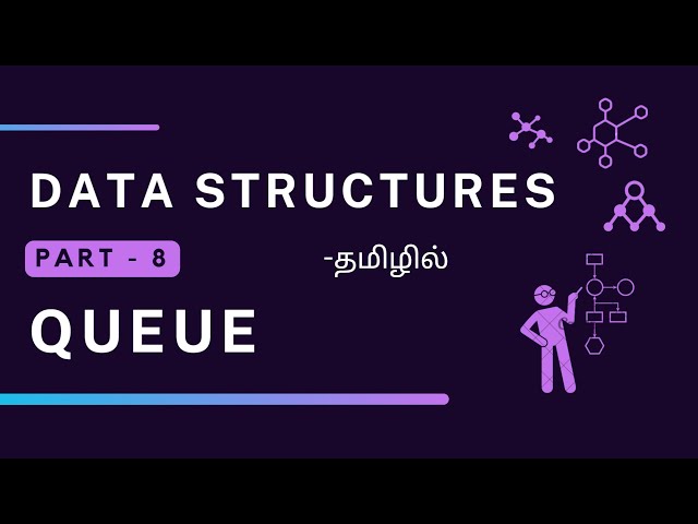 What is Queue | Data Structures Tutorial | Part - 8 | In Tamil | using Enqueue & Dequeue | Explained