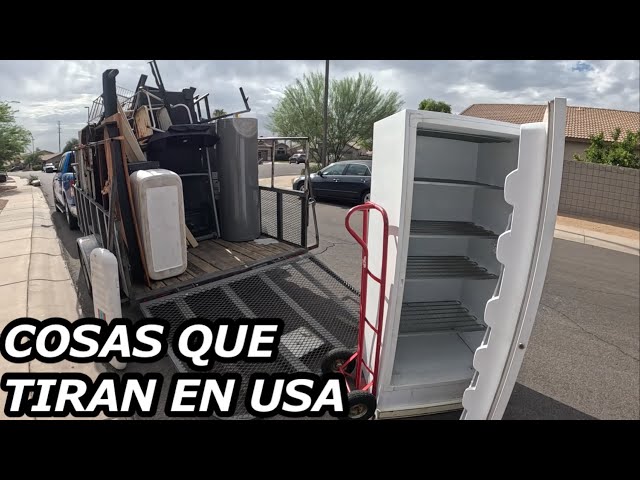 Lo que tiran en usa 🤑SACAMOS MUCHOS TESOROS DE LA BASURA 