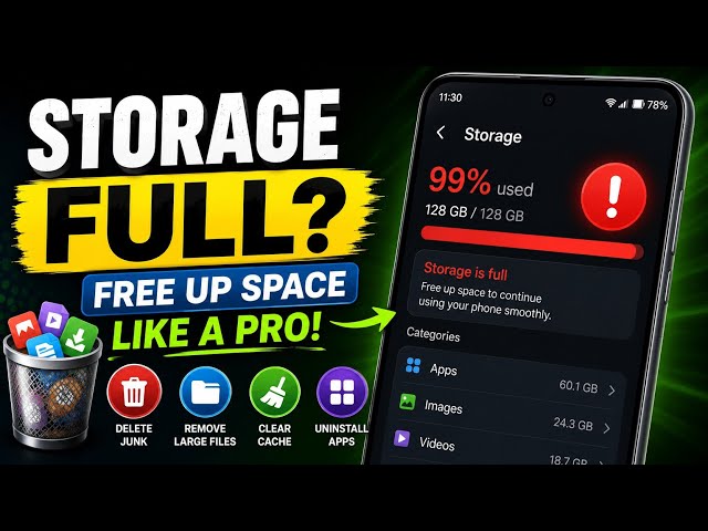 Free Up Space Like A Pro If Android Storage Is Full!