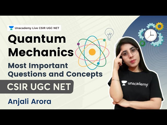 Most Important Questions and Concepts of Quantum Mechanics | CSIR UGC NET Exam | Anjali Arora