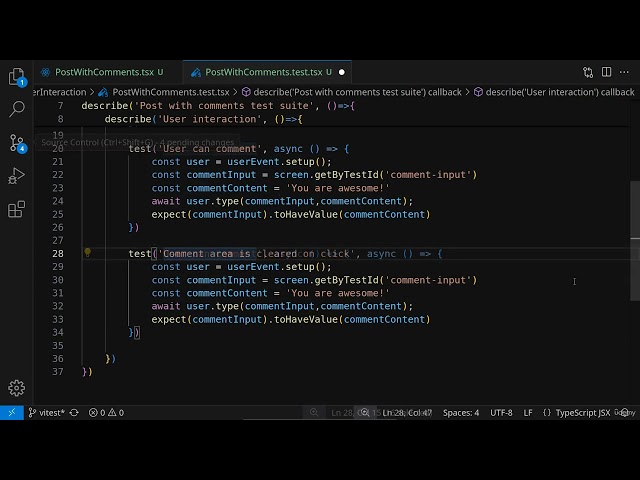React Testing | 04.18 - Testing User Interaction