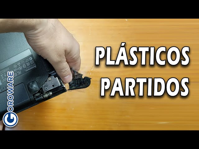 How to repair a cracked laptop chassis. This method will never crack the plastic again.