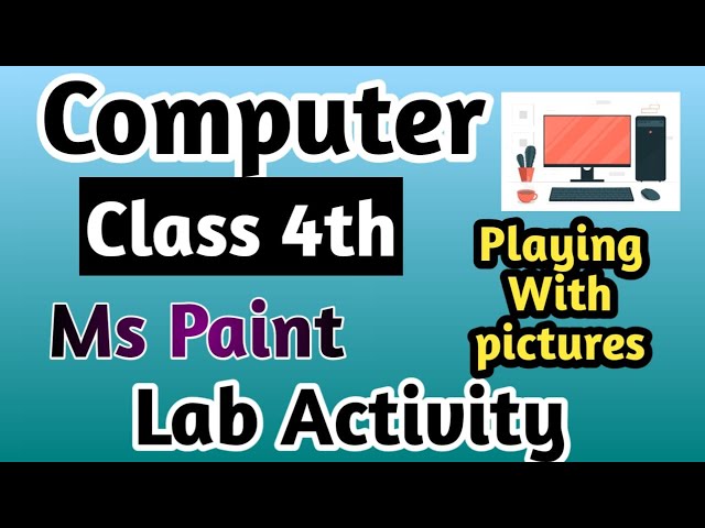 Computer Practical for class 4th/ Lab Activity for class 4th/Ms Power Point/My School