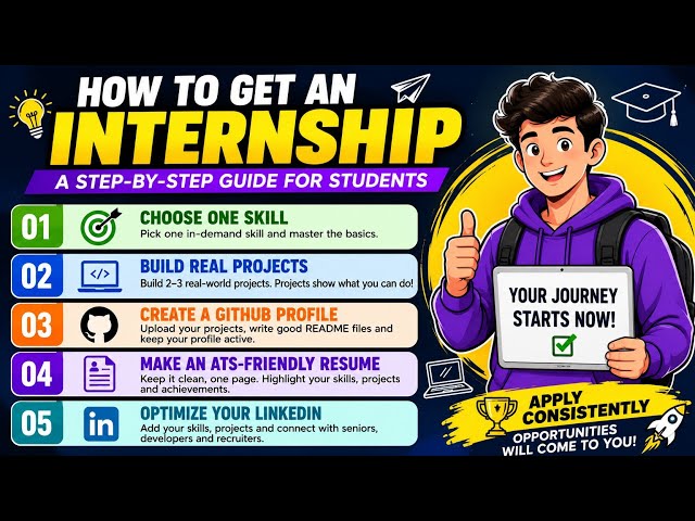 How to Get an Internship in 2026 🚀 | Complete Step-by-Step Guide for Students
