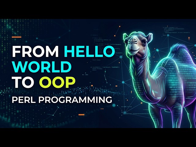 Master Perl Programming: VS Code Setup, References & OOP