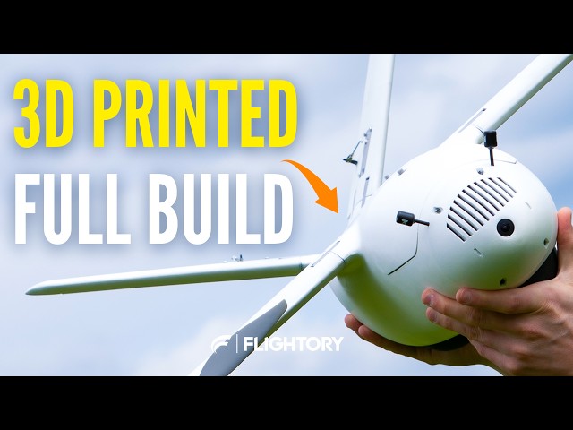 Build Your Own 3D Printed Fixed-Wing Drone | Moose