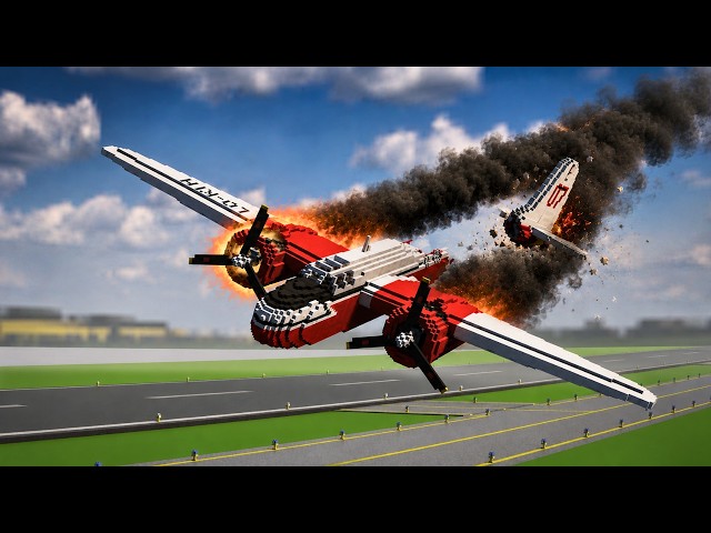Realistic Plane Crashes & Collisions 🔥| Teardown