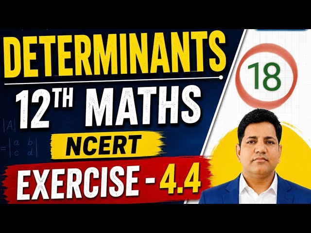 DETERMINANTS 12TH MATHS NCERT