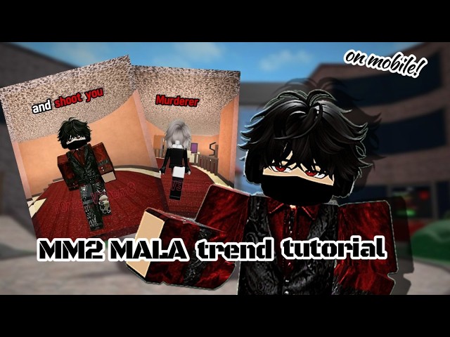 MM2 MALA TREND TUTORIAL on mobile using inshot! Easy! (Full guide)