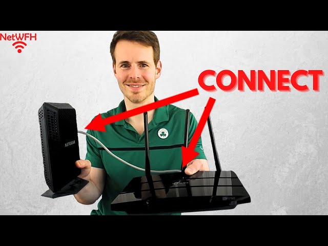 How to Connect a Modem and Router