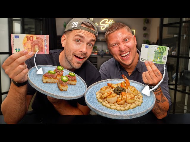 10€ vs 100€ KOCHEN mit @andy.zingler 👨🏻‍🍳🔥