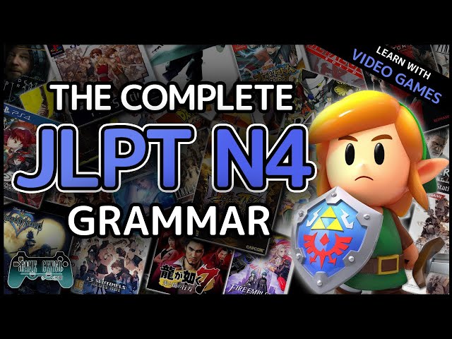 The Complete JLPT N4 Grammar Video(Game) Textbook