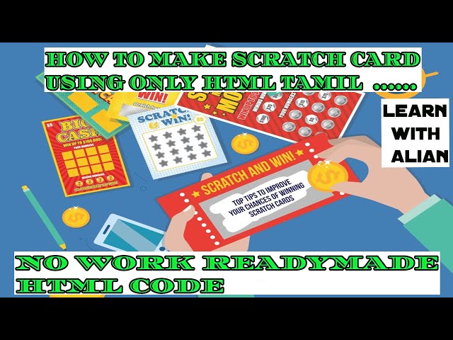 SCRATCH CARD IN YOUR WEBSITE MAKE IT EASY IN || WIX || WEBSITE || TAMIL || READYMADE HTML CODE TAMIL