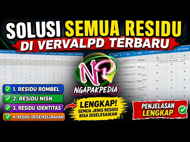 SOLUSI SEMUA RESIDU DI VERVALPD TERBARU 2026 | Lengkap!