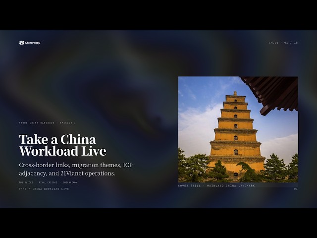 Ep 3/3 · Azure China — workload live | Chinaready