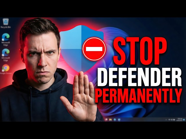 How To Disable Windows Defender Permanently Windows 11 25H2 | Turn OFF Windows Defender Permanently