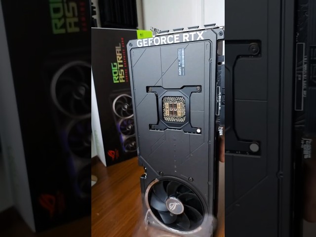 #rtx5090 Unboxing #nvidia #gpu #asmr #tech #ai #aiinfrastructure #asusrog #asmr