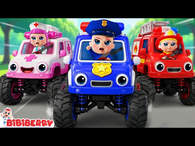 Surprise Eggs & Colorful Cars 🚗🥚| Learn Colors with Spinning Wheels🌈  | Bibiberry Nursery Rhymes