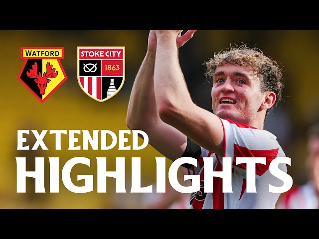 Jack McGlynn scores a GOLAZO! 🇺🇸🔥 Watford 1-2 Stoke City | Extended Highlights 📺