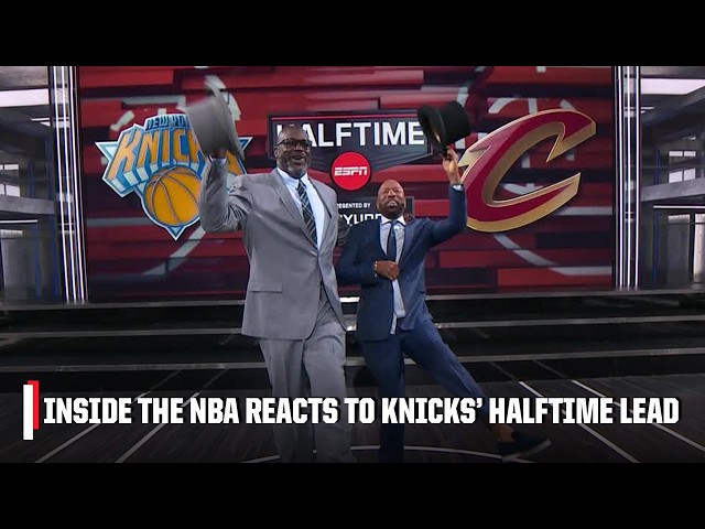 'START SPREADING THE NEWS' 🎶 The Inside Guys react to the Knicks' Game 4 halftime lead vs. the Cavs