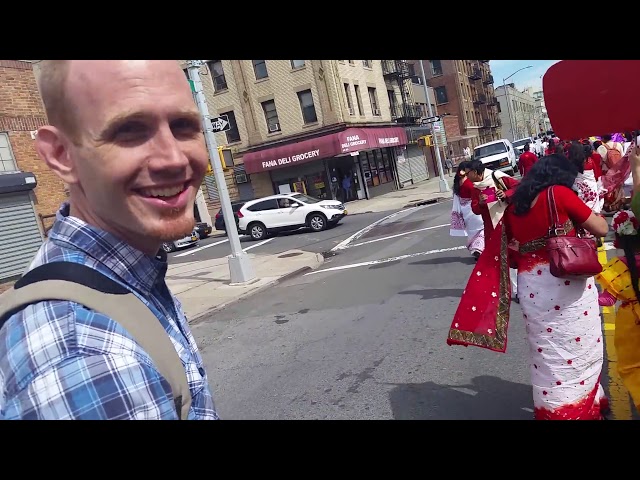 A white American speaking perfect Sylheti with no accent.
