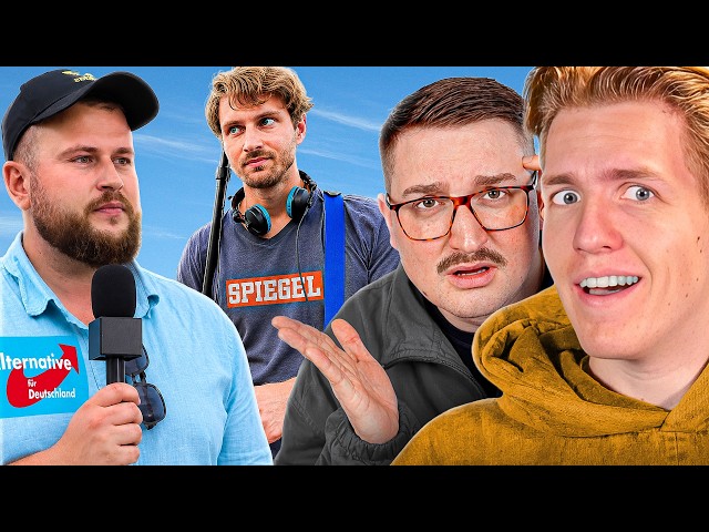 Rechte Influencer BELÄSTIGEN Spiegel & MDR Reporter...💀🤨