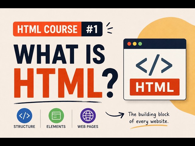 What is HTML | HTML tutorial for beginners | Tutorial #1