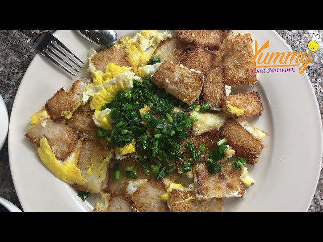 Popular Vietnamese street food dish bột chiên | Delicious Fried Rice Flour Cake | HOMEMADE SO YUMMY