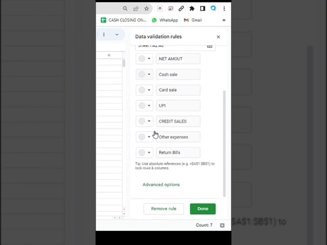 Google Sheets Tutorial - Creating a Dropdown from a Range
