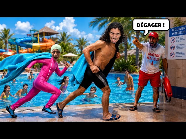 ON S’EST FAIT VIRER DE LA PISCINE DEVANT TOUT LE MONDE… ( LE MAÎTRE-NAGEUR est un MONSTRE ) 😱