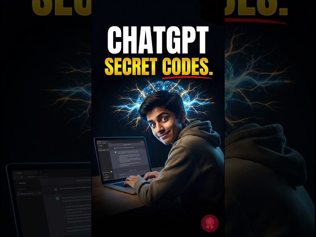 3 ChatGPT Secret Codes for Students 🤫 #studytips
