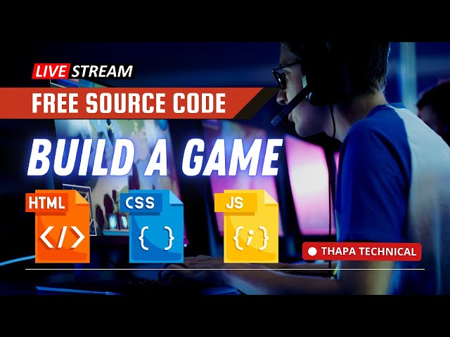🔴 Build a Game using HTML CSS & JavaScript & Host Live on Server in Hindi in 2022