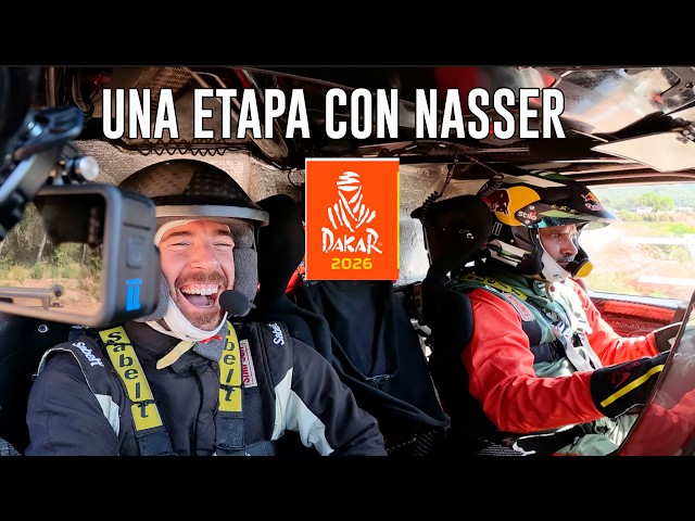 DAKAR: NASSER Al-Attiyah takes me for a ride in his DACIA 😱😱😱 FULL THROTTLE!