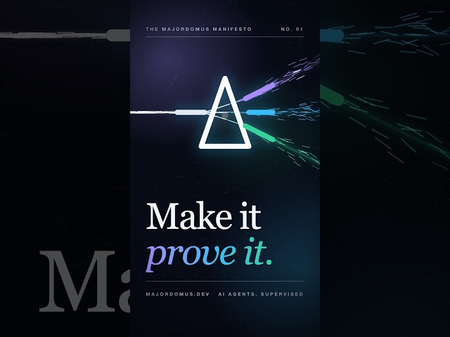 Your AI agent says “done.” Make it prove it. #shorts