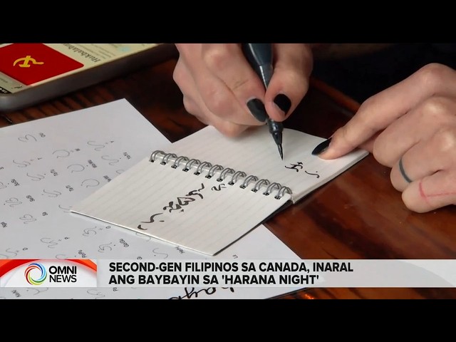 Second-generation Filipinos sa Canada, inaral ang baybayin sa 'Harana Night' | OMNI News Filipino