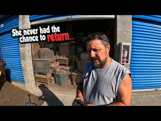 She PASSED AWAY and left everything behind... I bought her storage unit!