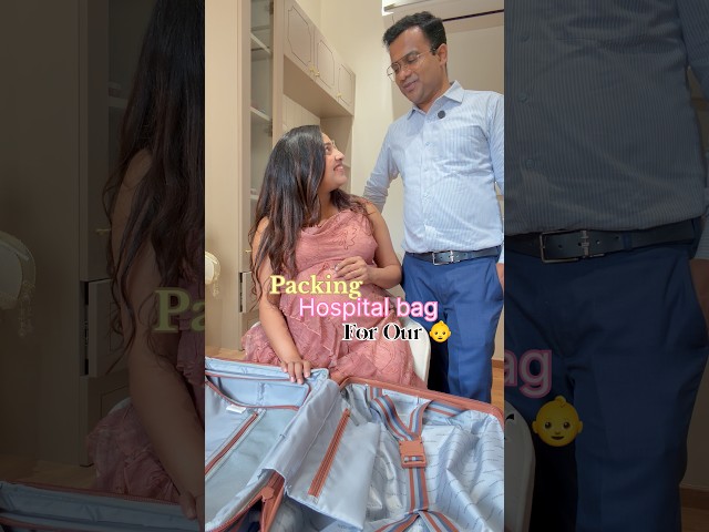 Packing my baby’s hospital bag 💼 👶👩‍🍼✔️ #parentingtips #kannadashorts