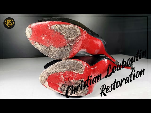 ASMRㅣChristian Louboutin Heels Restorationㅣ크리스찬 루부탱 구두 복원