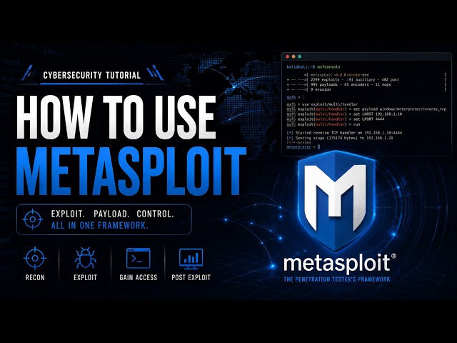 How to use Metasploit Framework for exploitation phase