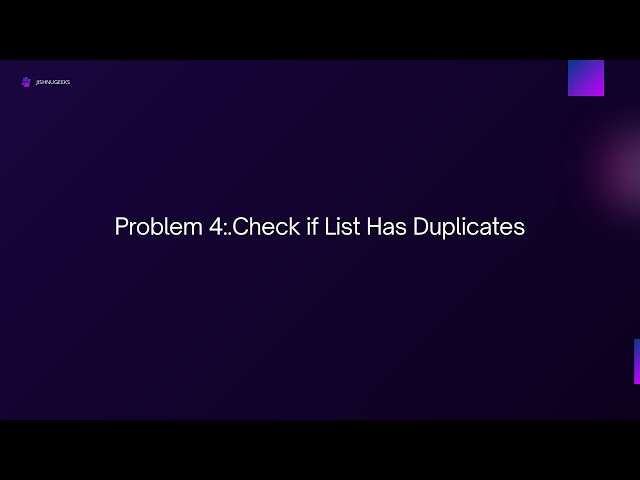 Réussir ses entretiens de programmation en malayalam | Vérifier les doublons dans une liste | Jis...