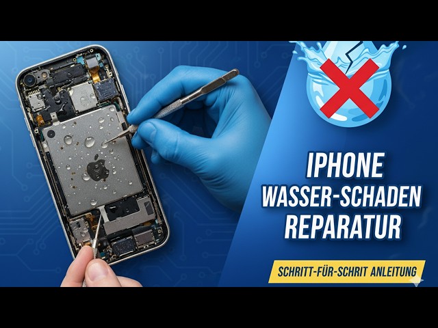 iPhone Wasserschaden selbst reparieren - iPhone 17 auch NICHT Wasserdicht ?!