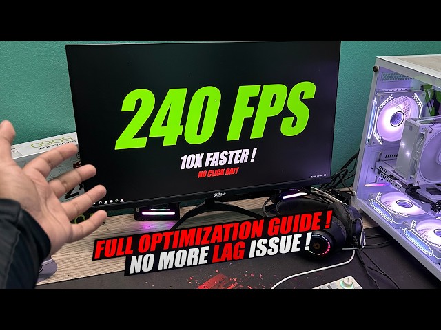 💎 Ultimate Paid Optimizer! Boost Your PC 10× & Erase All Lag! (4K)